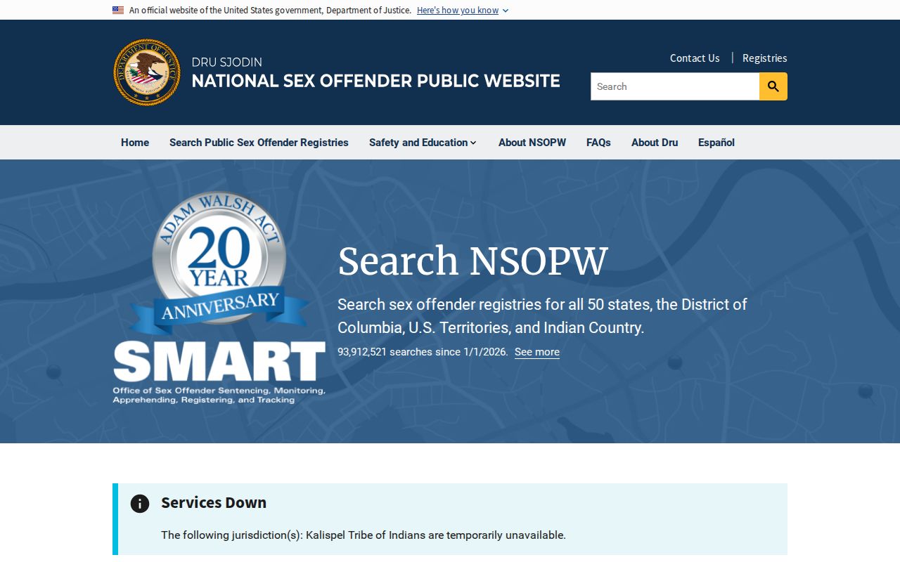 NSOPW cross-state search for San Saba County sex offender information